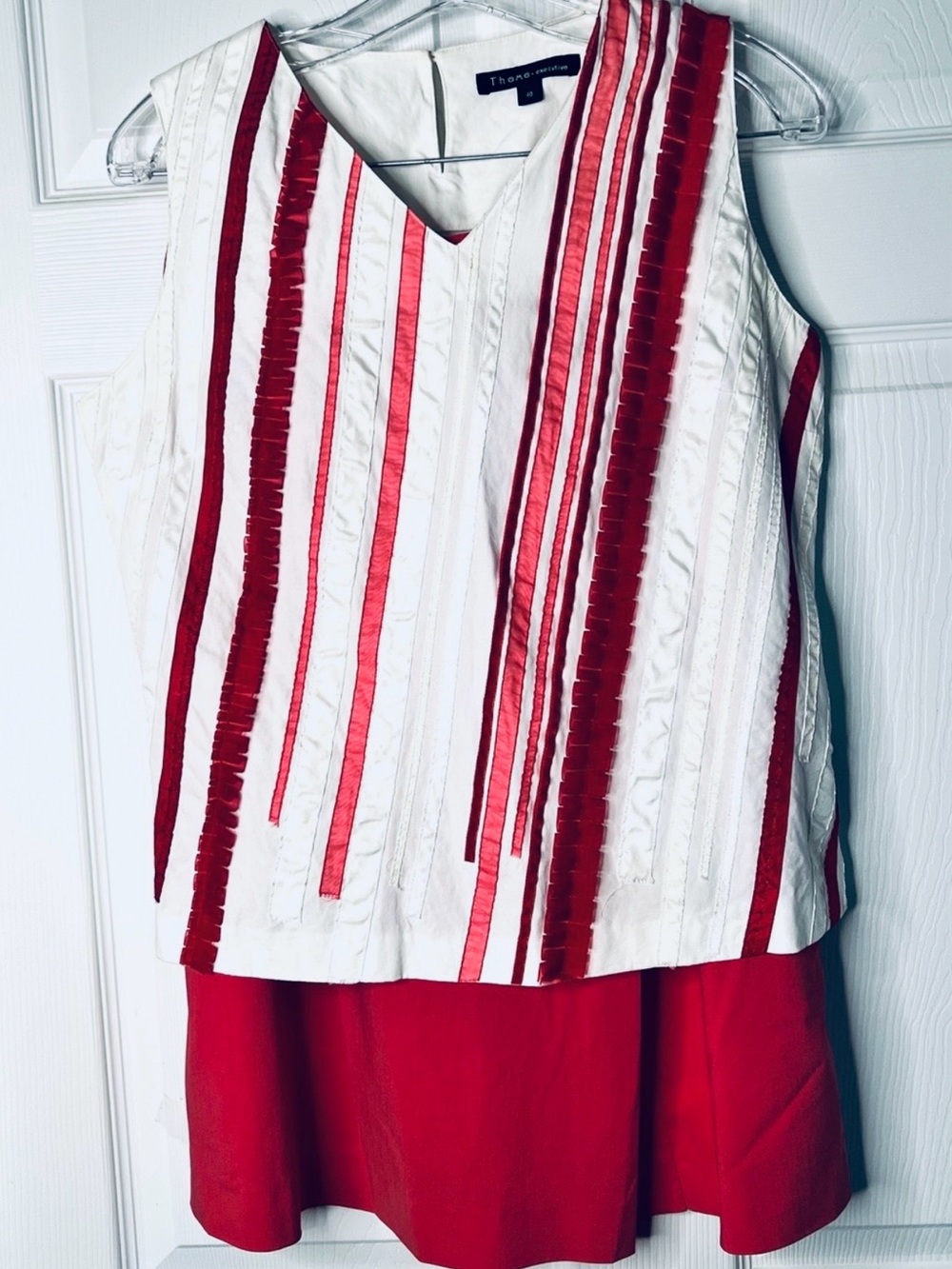 Thimo executive Sz M (6-8) //38-40 EU Pink Skirt /Top Sleeveless Cotton